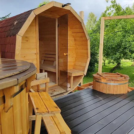 Osada Karszewo, Sauna Bania, Ryby *